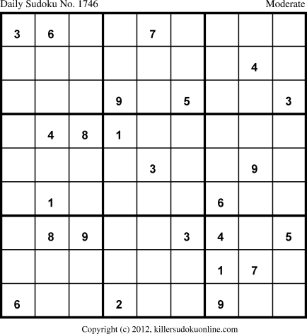 Killer Sudoku for 12/13/2012