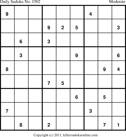 Killer Sudoku for 4/13/2012