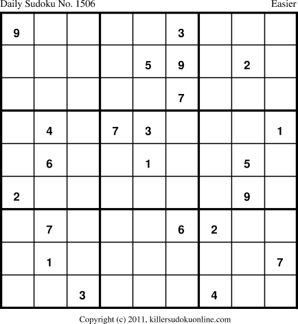 Killer Sudoku for 4/17/2012