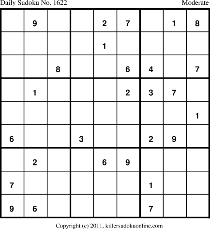 Killer Sudoku for 8/11/2012