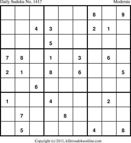 Killer Sudoku for 1/19/2012
