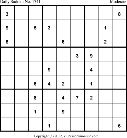 Killer Sudoku for 12/8/2012