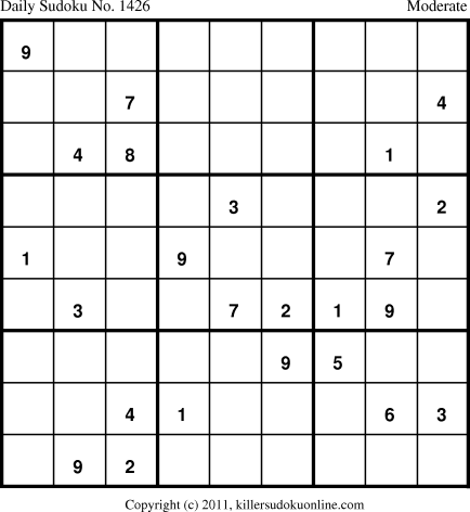 Killer Sudoku for 1/28/2012