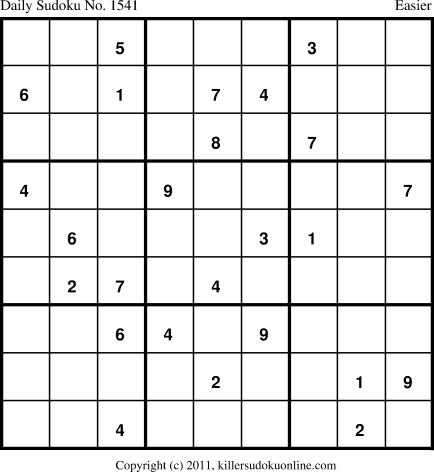 Killer Sudoku for 5/22/2012