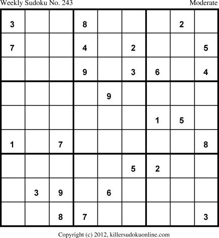 Killer Sudoku for 10/29/2012