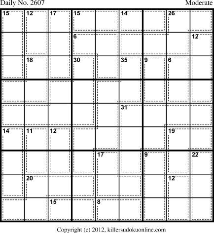 Killer Sudoku for 2/6/2013
