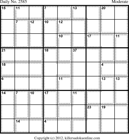 Killer Sudoku for 1/15/2013