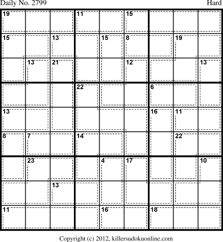 Killer Sudoku for 8/17/2013