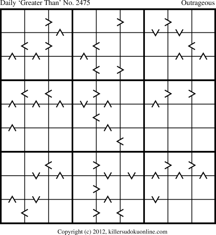 Killer Sudoku for 1/22/2013
