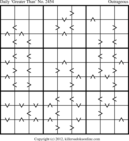 Killer Sudoku for 1/1/2013