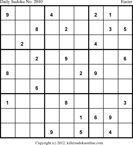 Killer Sudoku for 9/3/2013
