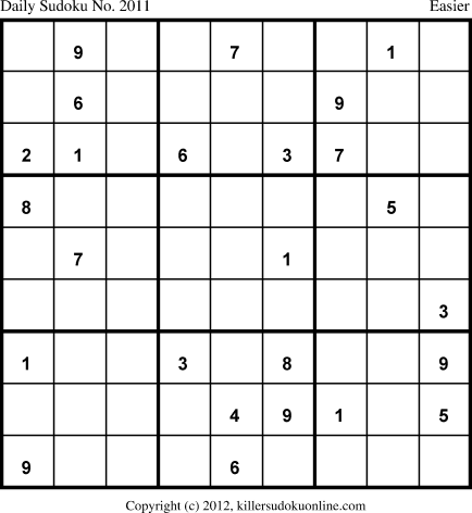 Killer Sudoku for 9/4/2013