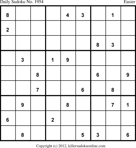 Killer Sudoku for 7/9/2013