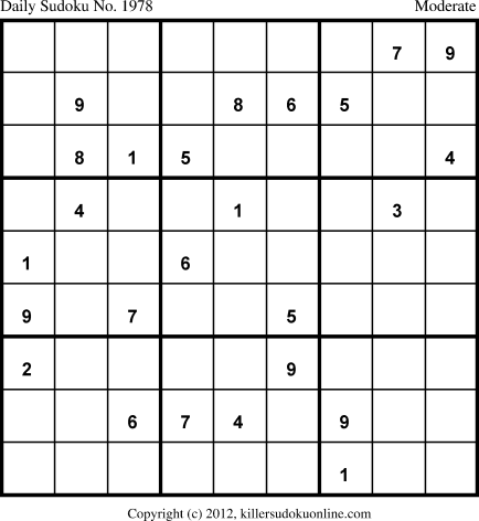 Killer Sudoku for 8/2/2013
