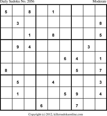 Killer Sudoku for 10/19/2013