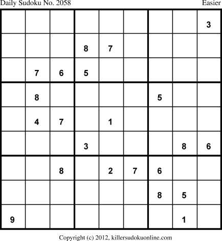 Killer Sudoku for 10/21/2013