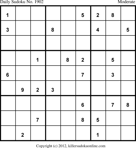 Killer Sudoku for 5/18/2013