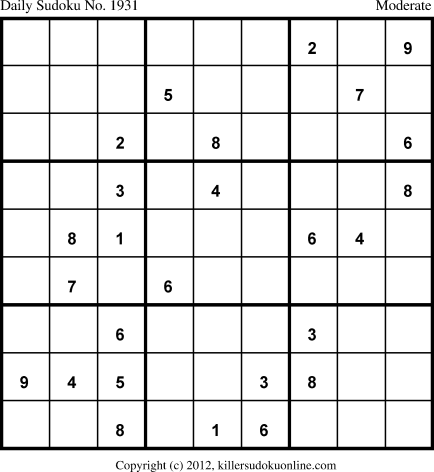 Killer Sudoku for 6/16/2013