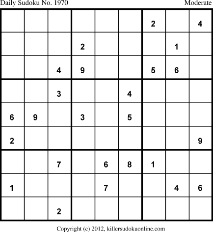 Killer Sudoku for 7/25/2013