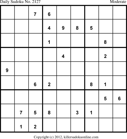 Killer Sudoku for 12/29/2013