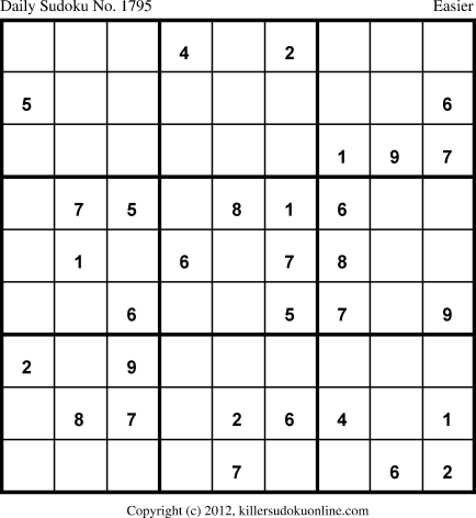 Killer Sudoku for 1/31/2013