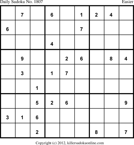 Killer Sudoku for 2/12/2013