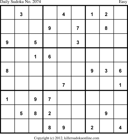 Killer Sudoku for 11/6/2013