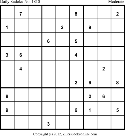 Killer Sudoku for 2/15/2013