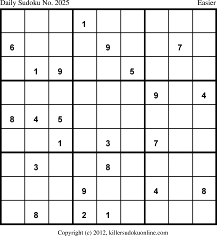 Killer Sudoku for 9/18/2013