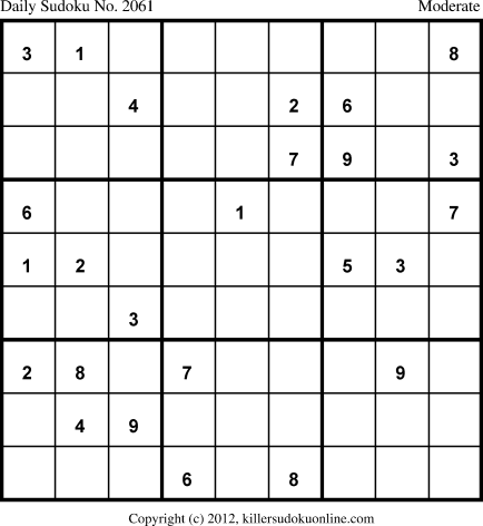 Killer Sudoku for 10/24/2013