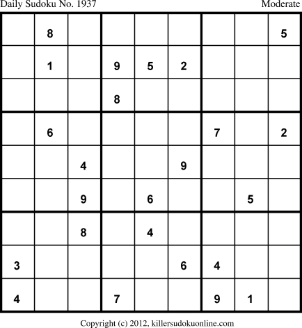 Killer Sudoku for 6/22/2013