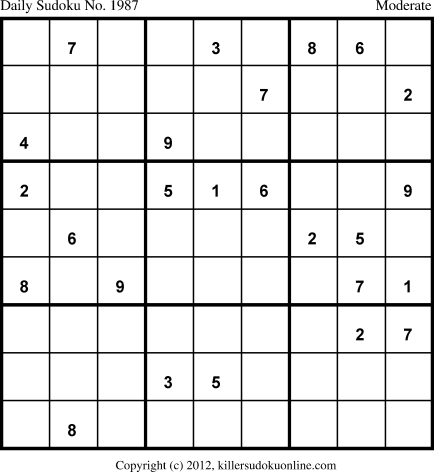 Killer Sudoku for 8/11/2013