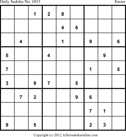 Killer Sudoku for 2/18/2013