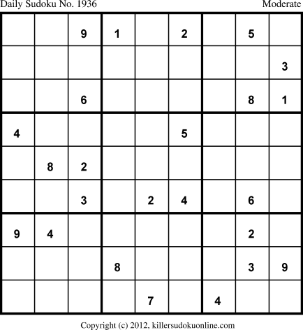 Killer Sudoku for 6/21/2013