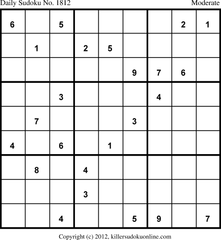 Killer Sudoku for 2/17/2013