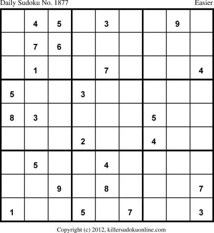 Killer Sudoku for 4/23/2013