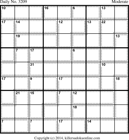 Killer Sudoku for 10/1/2014
