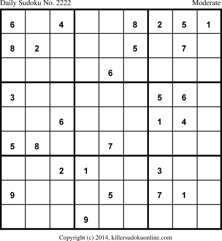 Killer Sudoku for 4/3/2014