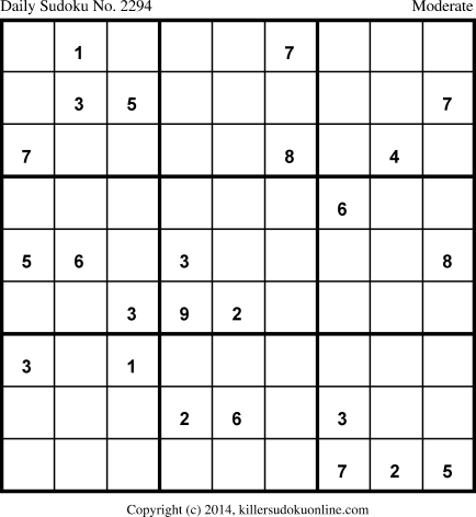 Killer Sudoku for 6/14/2014