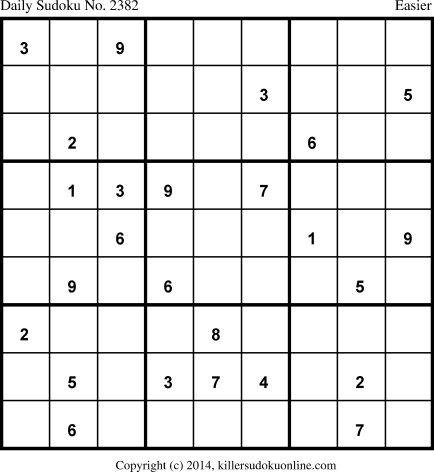 Killer Sudoku for 9/10/2014