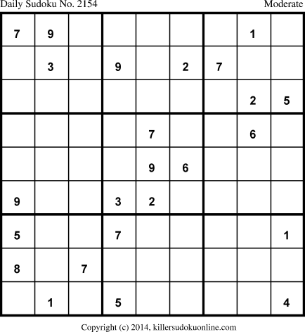 Killer Sudoku for 1/25/2014