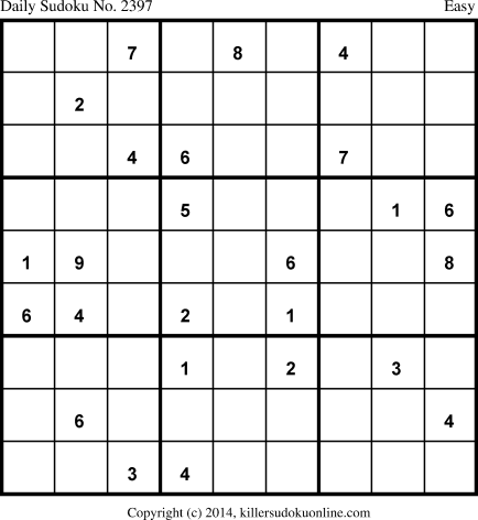 Killer Sudoku for 9/25/2014