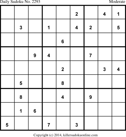 Killer Sudoku for 6/13/2014