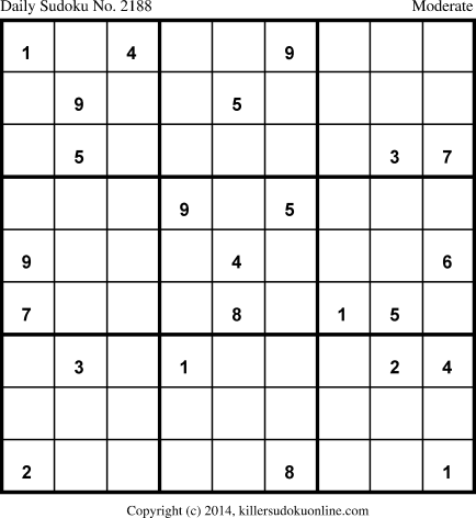 Killer Sudoku for 2/28/2014