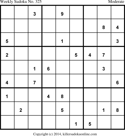 Killer Sudoku for 5/26/2014