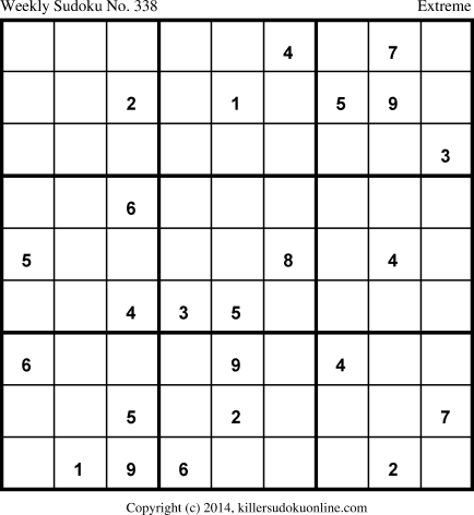 Killer Sudoku for 8/25/2014