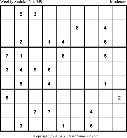 Killer Sudoku for 11/10/2014