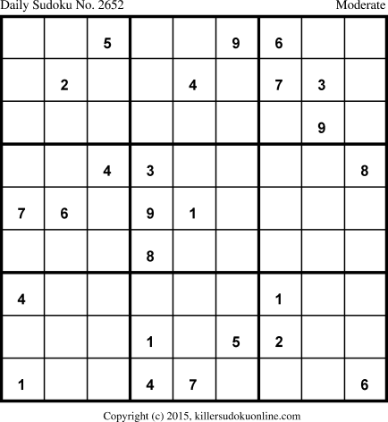Killer Sudoku for 6/7/2015
