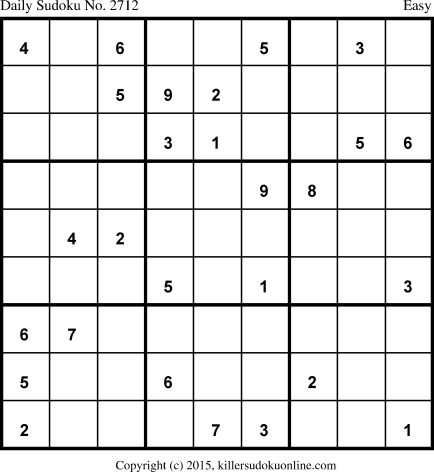 Killer Sudoku for 8/6/2015