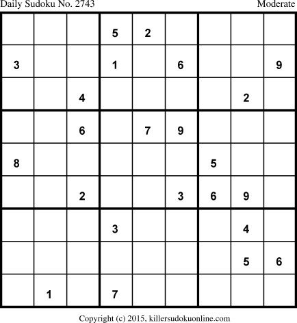 Killer Sudoku for 9/6/2015